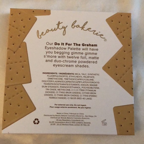 Beauty Bakerie Do It For The Graham 12 Pan Eyeshadow Palette 9.6g NIB - Picture 12 of 12